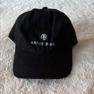 Anine Bing Classic Black Cap
